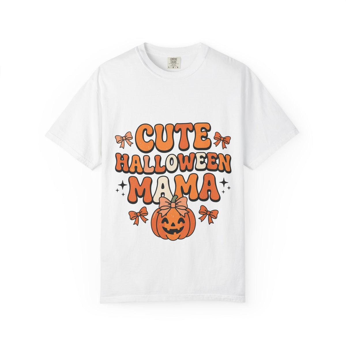 Cute Halloween Mama T-Shirt — Pumpkin Mom Graphic Tee