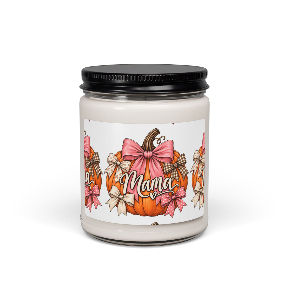 Mama Pumpkin Candle MRSM1 | 9oz Soy Jar, Autumn Mom Design