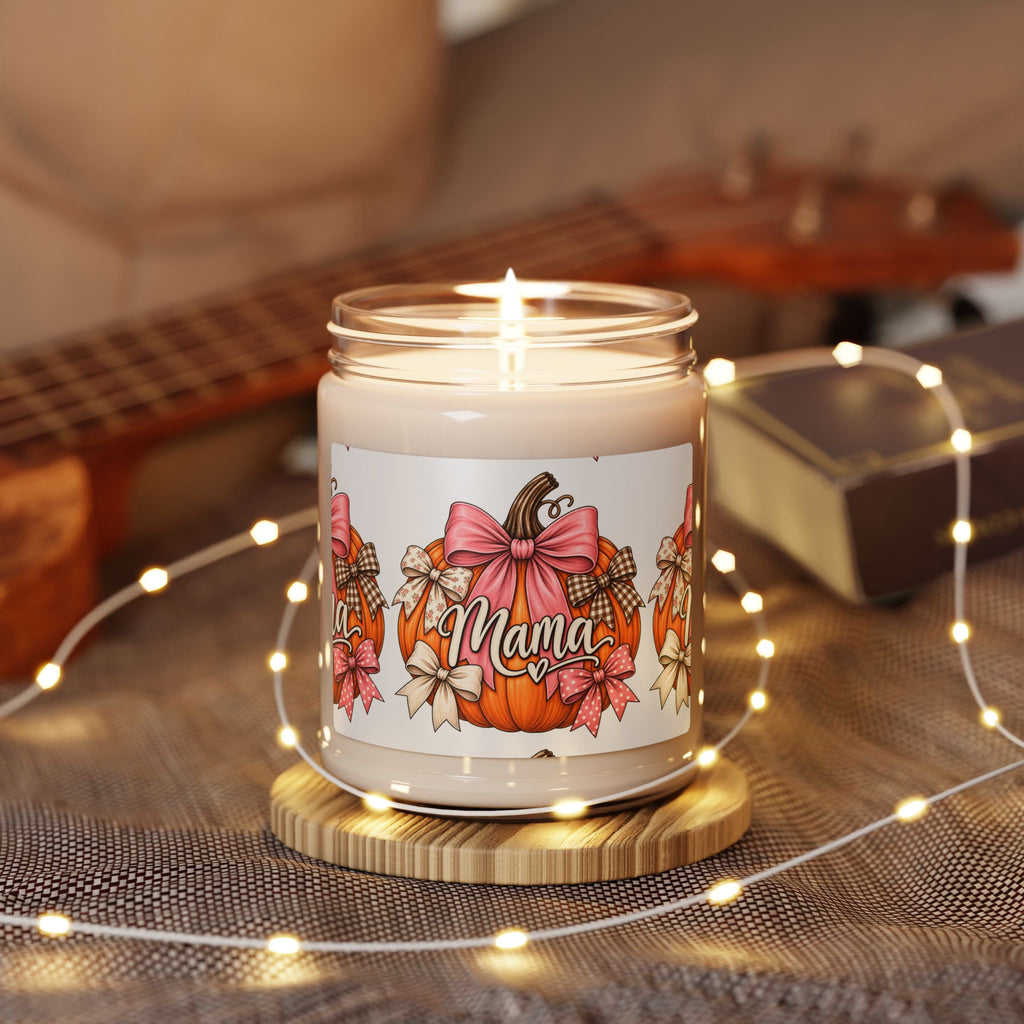 Mama Pumpkin Candle MRSM1 | 9oz Soy Jar, Autumn Mom Design